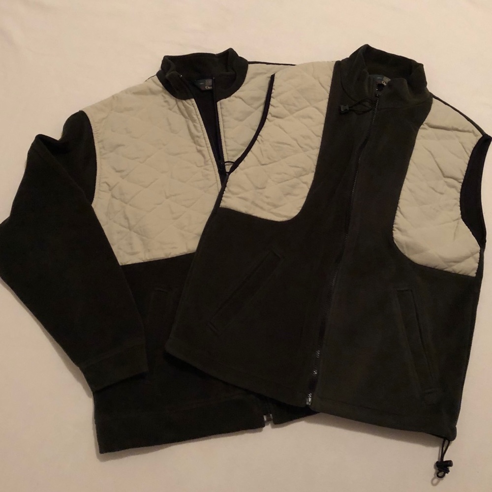 Green Vintage Orvis Jacket and Vest